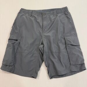 Columbia Silver Ridge Cargo Hiking Shorts Mens 34 Grey Utility | Gorpcore